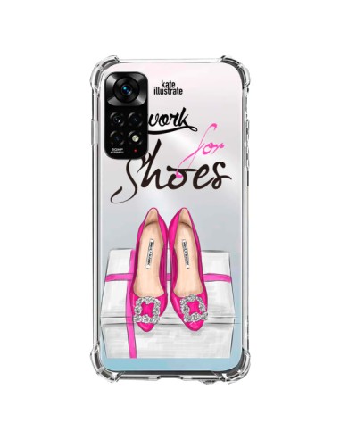 Coque Xiaomi Redmi Note 11 / 11S I Work For Shoes Chaussures Transparente - kateillustrate