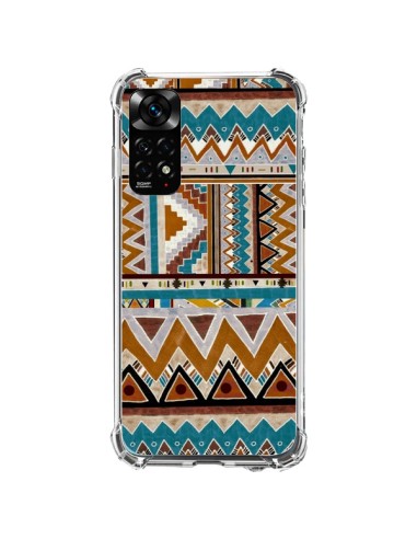 Coque Xiaomi Redmi Note 11 / 11S Azteque Vert Marron - Kris Tate