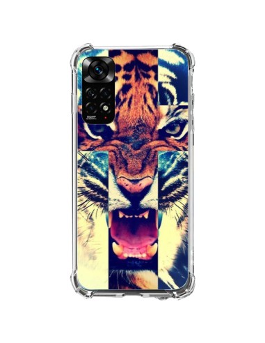 Xiaomi Redmi Note 11 / 11S Case Tiger Swag Cross Roar Tiger - Laetitia