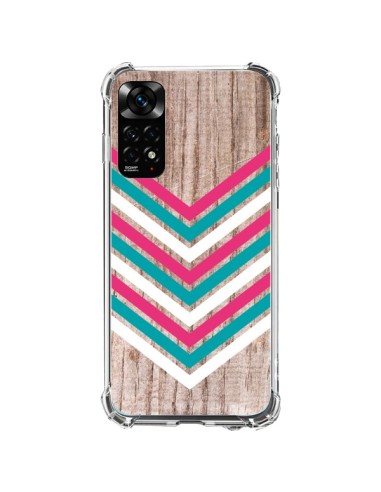 Xiaomi Redmi Note 11 / 11S Case Tribal Aztec Wood Wood Arrow Pink Blue - Laetitia