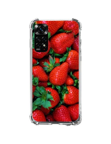 Coque Xiaomi Redmi Note 11 / 11S Fraise Strawberry Fruit - Laetitia