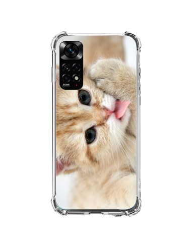 Xiaomi Redmi Note 11 / 11S Case Cat Tongue - Laetitia
