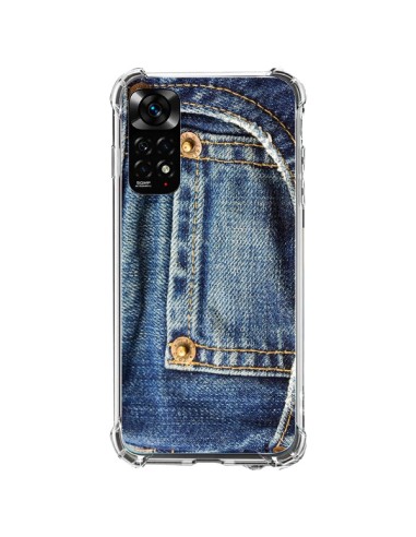 Coque Xiaomi Redmi Note 11 / 11S Jean Bleu Vintage - Laetitia