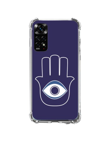 Xiaomi Redmi Note 11 / 11S Case Hand of Fatima  Eye Blue - Laetitia