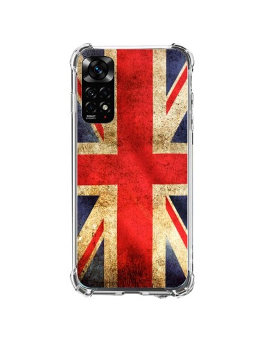 Cover Xiaomi Redmi Note 11 / 11S Bandiera Inghilterra UK - Laetitia