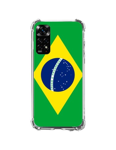 Xiaomi Redmi Note 11 / 11S Case Flag Brazil - Laetitia