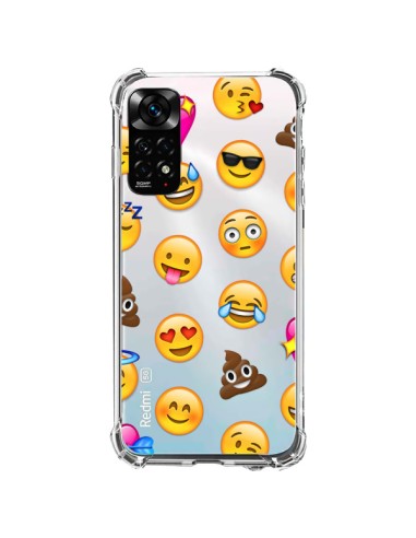 Xiaomi Redmi Note 11 / 11S Case Emoji Clear - Laetitia