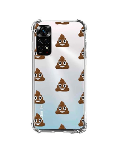 Coque Xiaomi Redmi Note 11 / 11S Shit Poop Emoticone Emoji Transparente - Laetitia