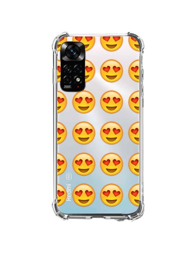 Xiaomi Redmi Note 11 / 11S Case Love Smile Emoji Clear - Laetitia