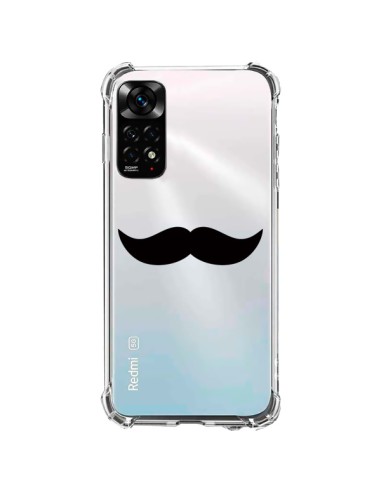 Coque Xiaomi Redmi Note 11 / 11S Moustache Movember Transparente - Laetitia