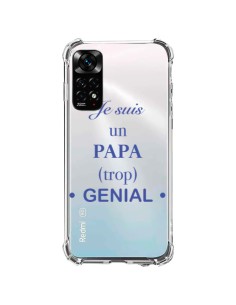 Cover Xiaomi Redmi Note 11 / 11S Sono un Papà Geniale Trasparente - Laetitia