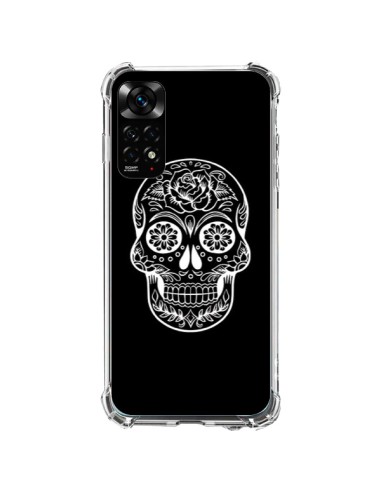 Coque Xiaomi Redmi Note 11 / 11S Tête de Mort Mexicaine Blanche - Laetitia