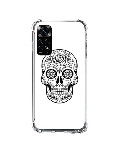 Coque Xiaomi Redmi Note 11 / 11S Tête de Mort Mexicaine Noir - Laetitia