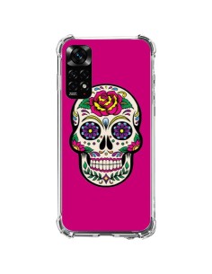 Xiaomi Redmi Note 11 / 11S Case Skull Messicano Pink Fucsia - Laetitia