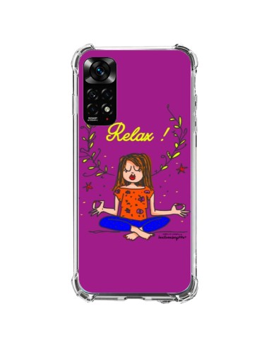 Cover Xiaomi Redmi Note 11 / 11S Fille Relax Zen Yoga - Leellouebrigitte