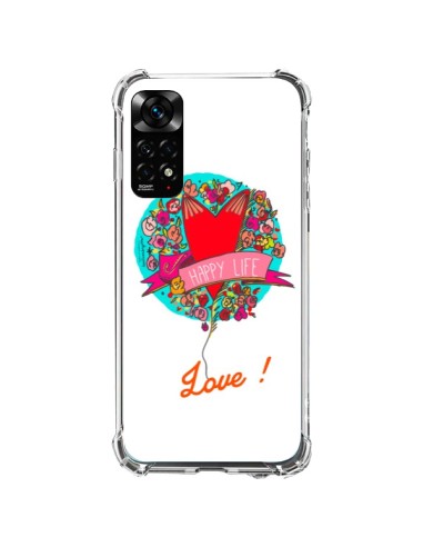 Xiaomi Redmi Note 11 / 11S Case Love Happy Life - Leellouebrigitte