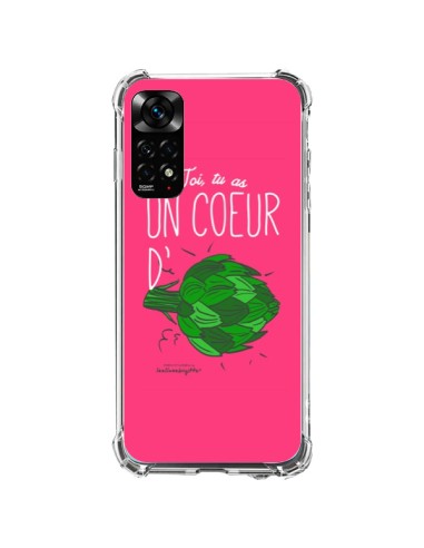 Xiaomi Redmi Note 11 / 11S Case Toi tu as un coeur d'artichaut Te hai un Heart di carciofo- Leellouebrigitte