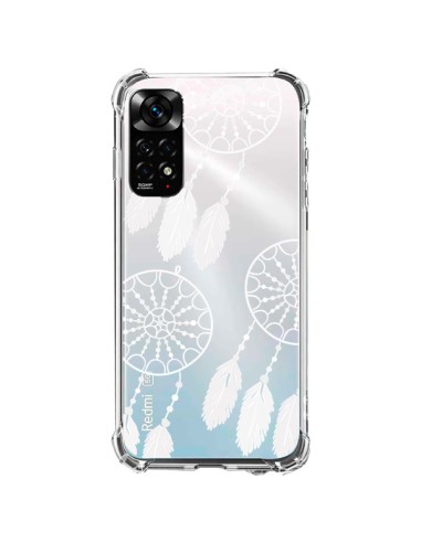 Coque Xiaomi Redmi Note 11 / 11S Attrape Rêves Blanc Dreamcatcher Triple Transparente - Petit Griffin