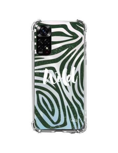 Cover Xiaomi Redmi Note 11 / 11S Wild Zebra Giungla Trasparente - Lolo Santo