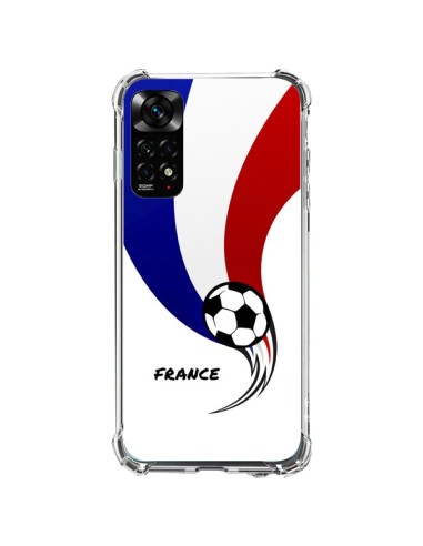 Coque Xiaomi Redmi Note 11 / 11S Equipe France Ballon Football - Madotta