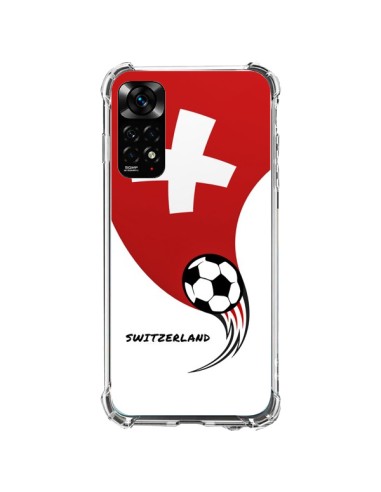 Coque Xiaomi Redmi Note 11 / 11S Equipe Suisse Switzerland Football - Madotta
