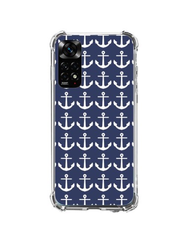 Coque Xiaomi Redmi Note 11 / 11S Ancre Marin Bleu Anchors Navy - Mary Nesrala