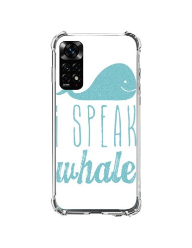 Coque Xiaomi Redmi Note 11 / 11S I Speak Whale Baleine Bleu - Mary Nesrala