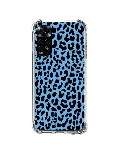 Cover Xiaomi Redmi Note 11 / 11S Leopardo Blu Neon - Mary Nesrala