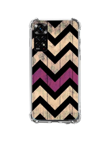 Coque Xiaomi Redmi Note 11 / 11S Chevron Vintage Bois Wood - Mary Nesrala