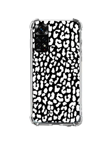 Coque Xiaomi Redmi Note 11 / 11S Leopard Noir et Blanc - Mary Nesrala