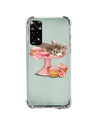 Coque Xiaomi Redmi Note 11 / 11S Chaton Chat Kitten Cookies Cupcake - Maryline Cazenave