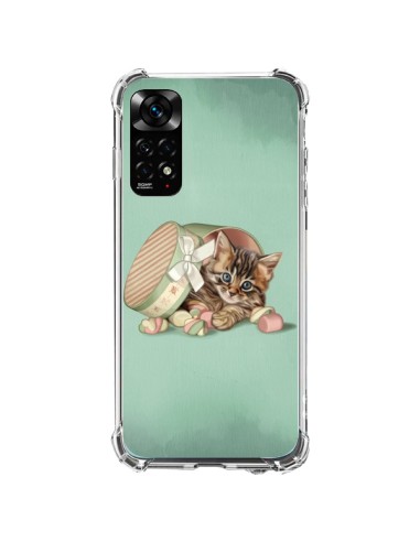 Coque Xiaomi Redmi Note 11 / 11S Chaton Chat Kitten Boite Bonbon Candy - Maryline Cazenave