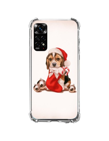 Coque Xiaomi Redmi Note 11 / 11S Chien Dog Pere Noel Christmas - Maryline Cazenave