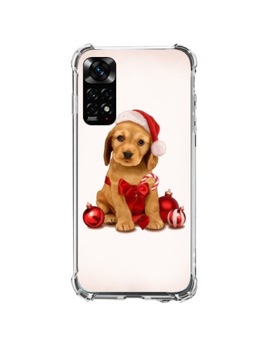 Coque Xiaomi Redmi Note 11 / 11S Chien Dog Pere Noel Christmas Boules Sapin - Maryline Cazenave