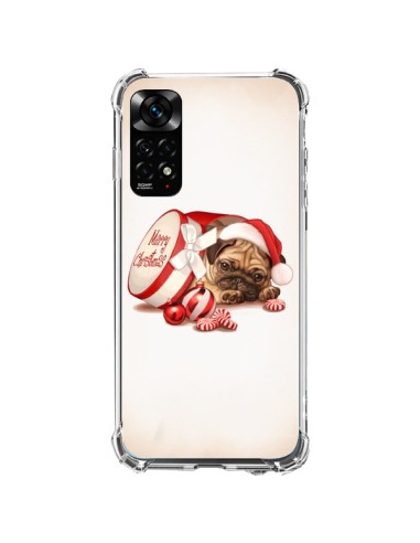 Coque Xiaomi Redmi Note 11 / 11S Chien Dog Pere Noel Christmas Boite - Maryline Cazenave