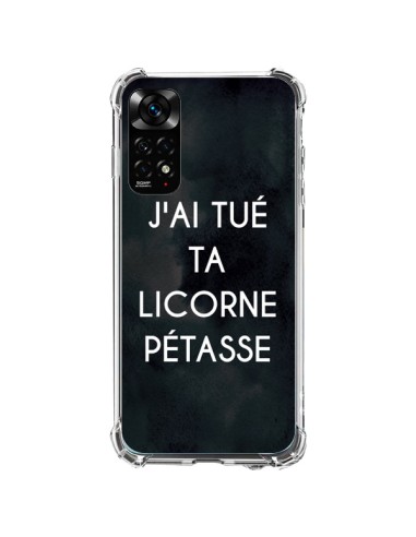 Xiaomi Redmi Note 11 / 11S Case J'ai tué ta Unicorn Pétasse - Maryline Cazenave