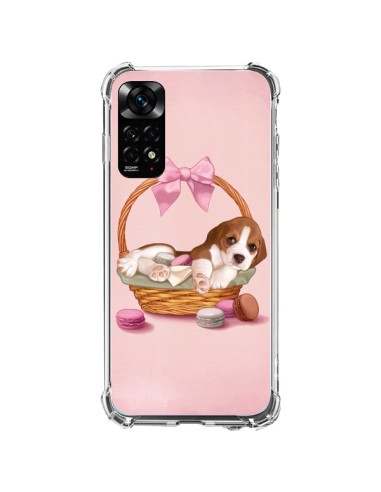 Coque Xiaomi Redmi Note 11 / 11S Chien Dog Panier Noeud Papillon Macarons - Maryline Cazenave