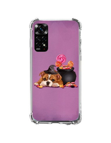 Coque Xiaomi Redmi Note 11 / 11S Chien Dog Halloween Sorciere Chaudron Bonbon - Maryline Cazenave