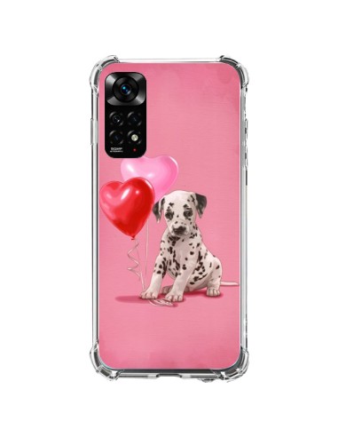 Coque Xiaomi Redmi Note 11 / 11S Chien Dog Dalmatien Ballon Coeur - Maryline Cazenave