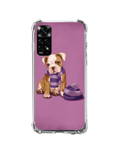 Coque Xiaomi Redmi Note 11 / 11S Chien Dog Echarpe Bonnet Froid Hiver - Maryline Cazenave