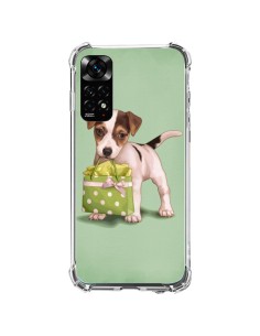 Cover Xiaomi Redmi Note 11 / 11S Cane Shopping Sacchetto a Pois Verde - Maryline Cazenave