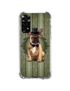 Coque Xiaomi Redmi Note 11 / 11S Chien Dog Bulldog Noeud Papillon Chapeau - Maryline Cazenave