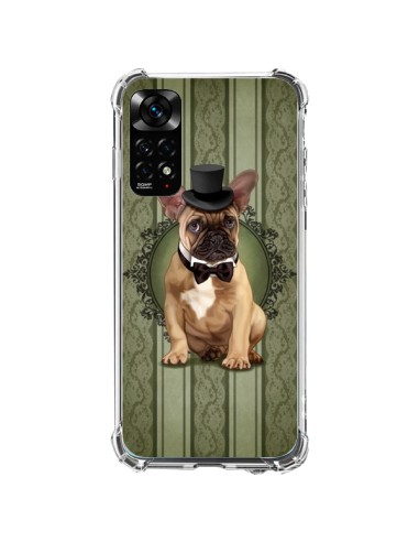 Xiaomi Redmi Note 11 / 11S Case Dog Bulldog Bow tie Cappello - Maryline Cazenave