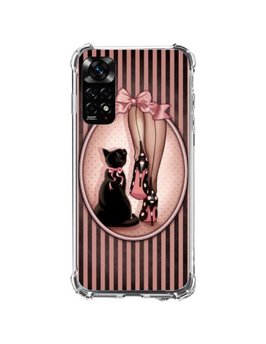 Cover Xiaomi Redmi Note 11 / 11S Lady Gatto Papillon Pois Scarpe - Maryline Cazenave