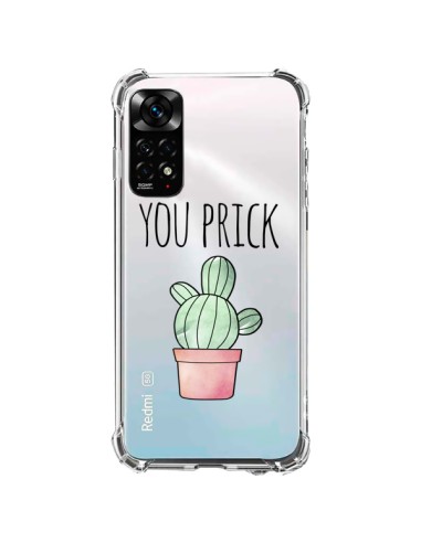 Coque Xiaomi Redmi Note 11 / 11S You Prick Cactus Transparente - Maryline Cazenave