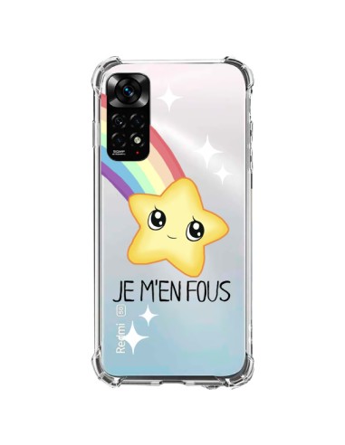 Xiaomi Redmi Note 11 / 11S Case Stella Etoile Je M'en Fous Clear - Maryline Cazenave