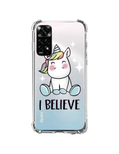 Xiaomi Redmi Note 11 / 11S Case Unicorn I Believe Clear - Maryline Cazenave