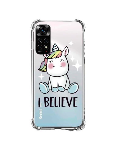Xiaomi Redmi Note 11 / 11S Case Unicorn I Believe Clear - Maryline Cazenave