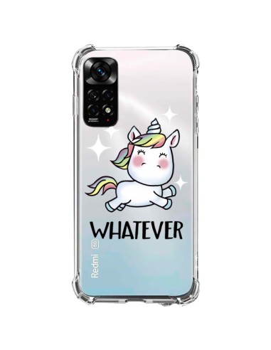 Coque Xiaomi Redmi Note 11 / 11S Licorne Whatever Transparente - Maryline Cazenave