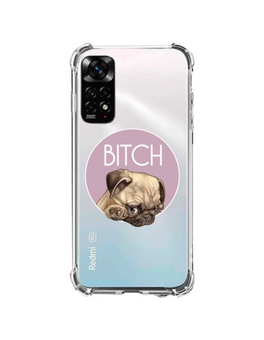 Coque Xiaomi Redmi Note 11 / 11S Bulldog Bitch Transparente - Maryline Cazenave